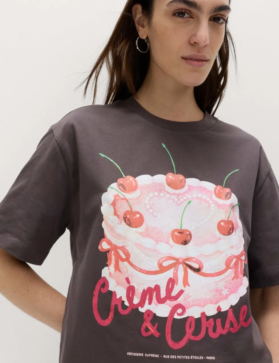 Pure Cotton Floral Oversized Graphic T-Shirt