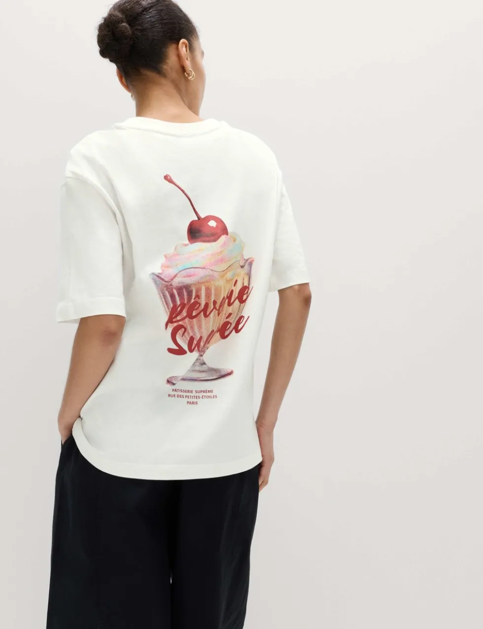 Pure Cotton Floral Oversized Graphic T-Shirt