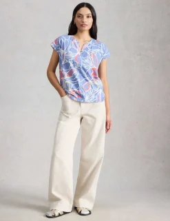 Pure Cotton Floral Print T-Shirt
