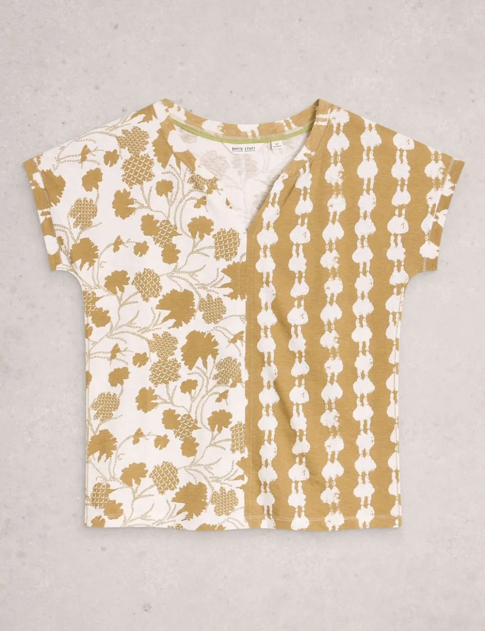 Pure Cotton Floral Print T-Shirt