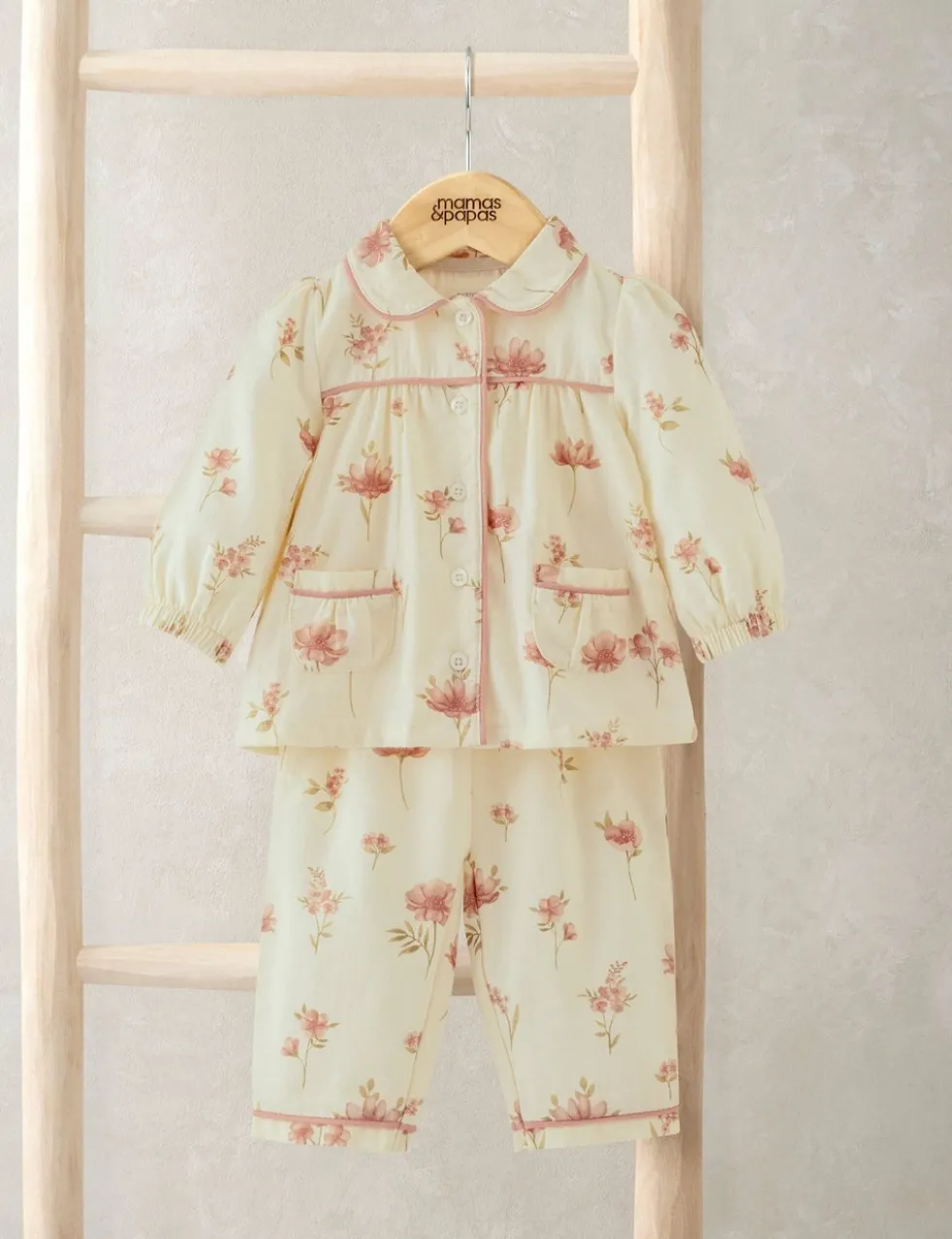 Pure Cotton Floral Print Pyjamas