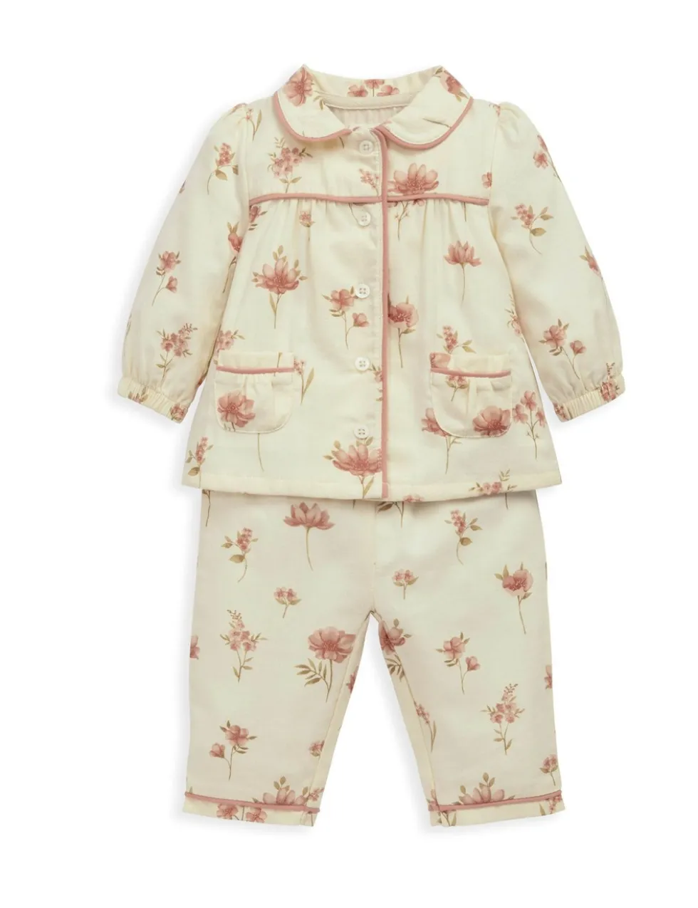 Pure Cotton Floral Print Pyjamas