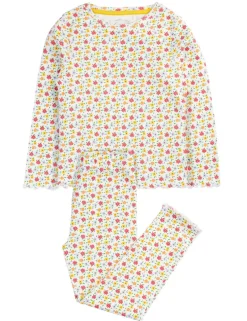Pure Cotton Floral Pyjamas (1-12 Yrs)
