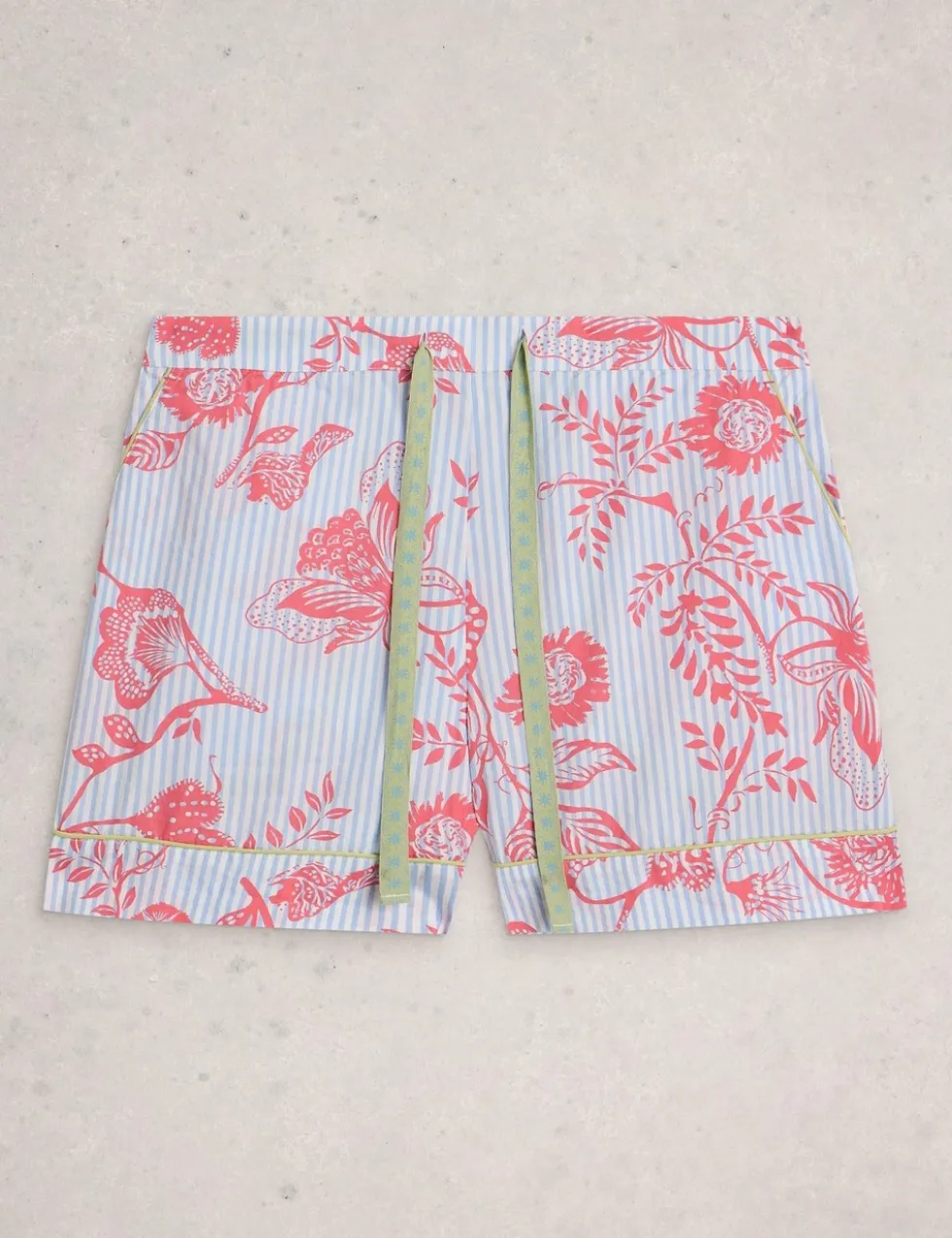 Pure Cotton Floral Pyjama Shorts