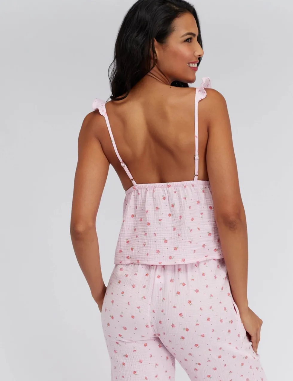 Pure Cotton Floral Pyjamas in a Bag
