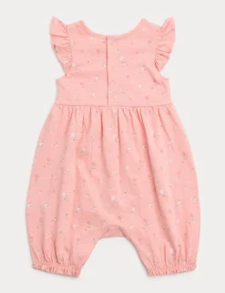 Pure Cotton Floral Romper (0-3 Yrs)