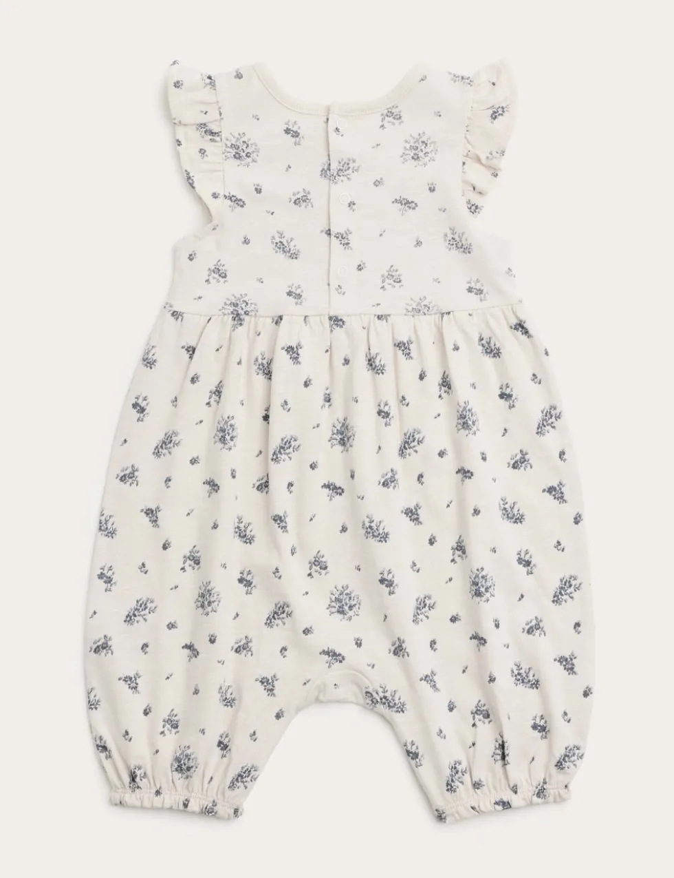 Pure Cotton Floral Romper (0-3 Yrs)