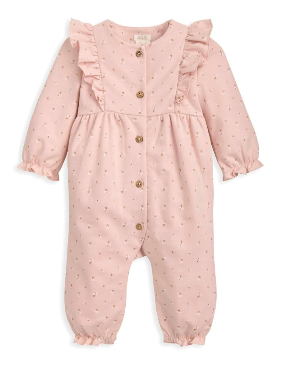Pure Cotton Floral Romper (0-12 Mths)