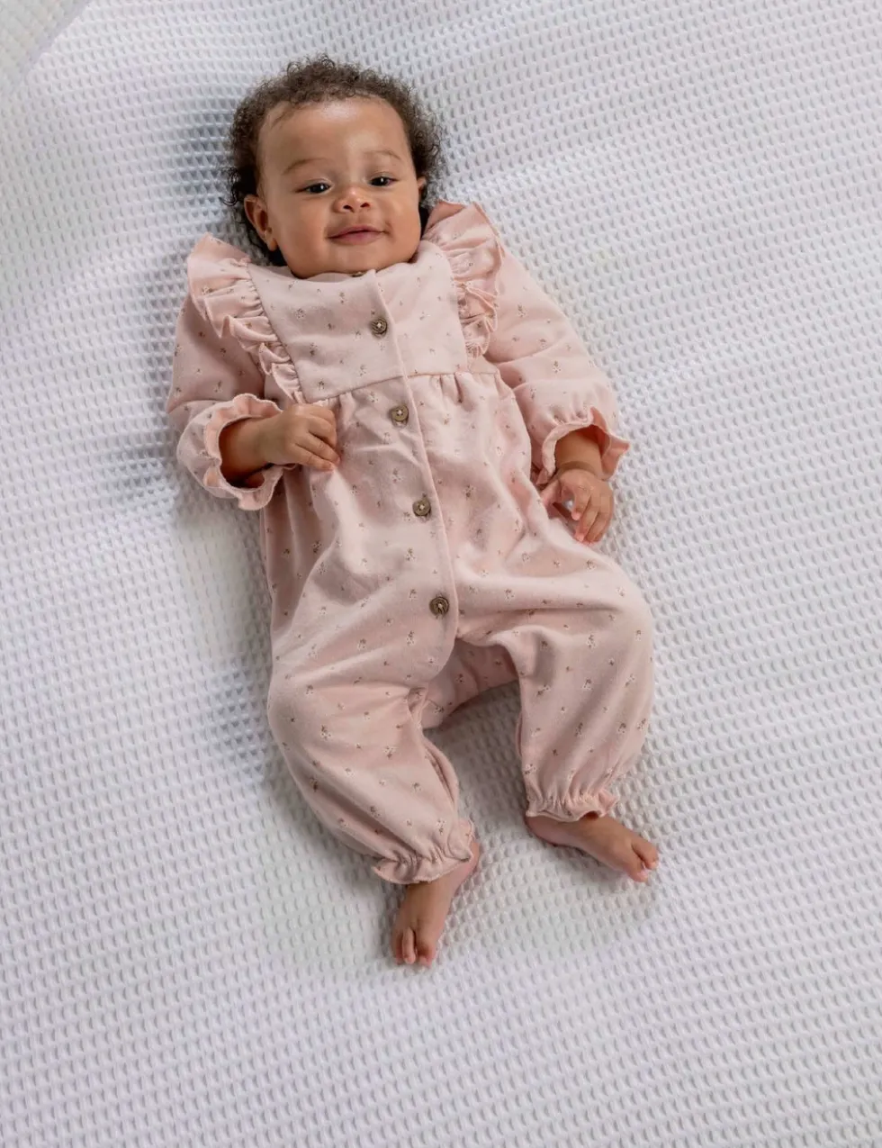 Pure Cotton Floral Romper (0-12 Mths)