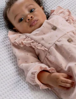 Pure Cotton Floral Romper (0-12 Mths)