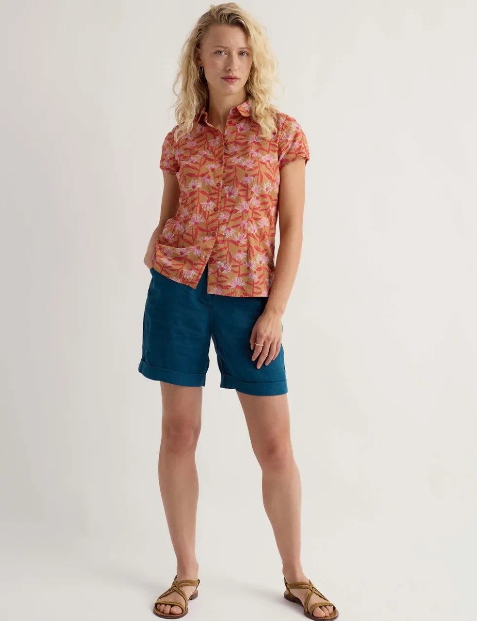 Pure Cotton Floral Shirt