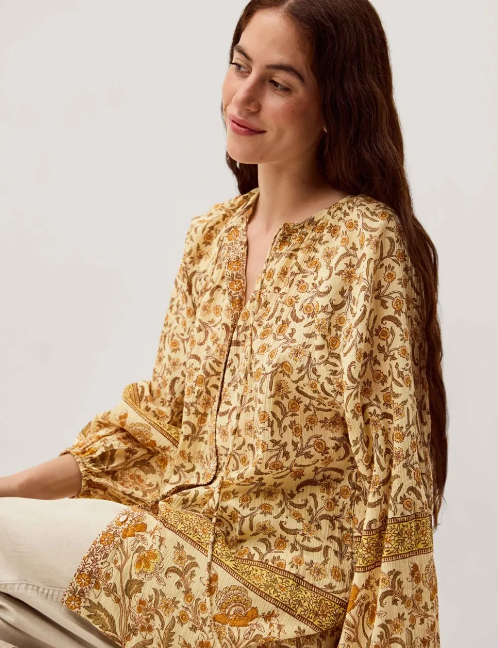 Pure Cotton Floral Shirt