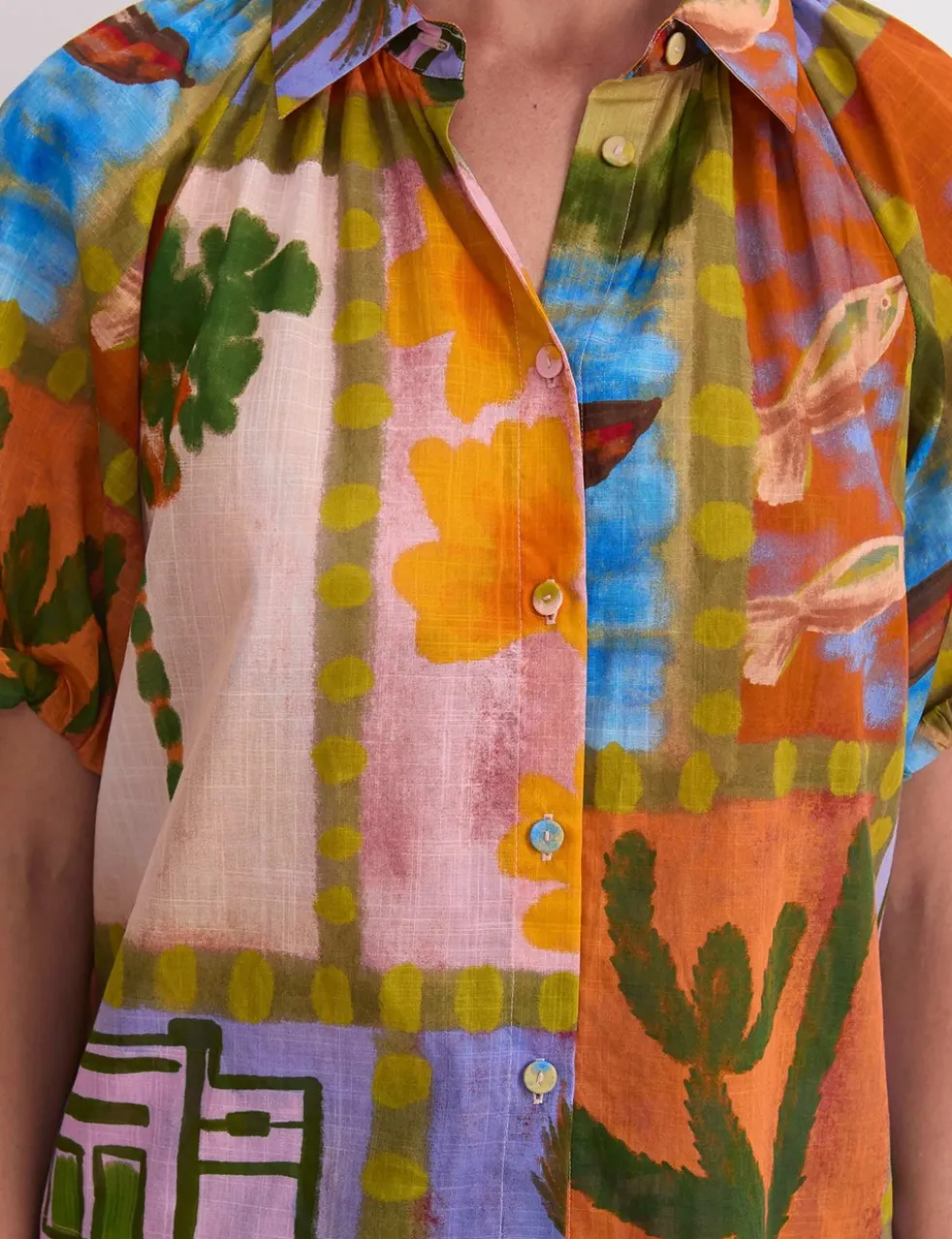 Pure Cotton Floral Shirt