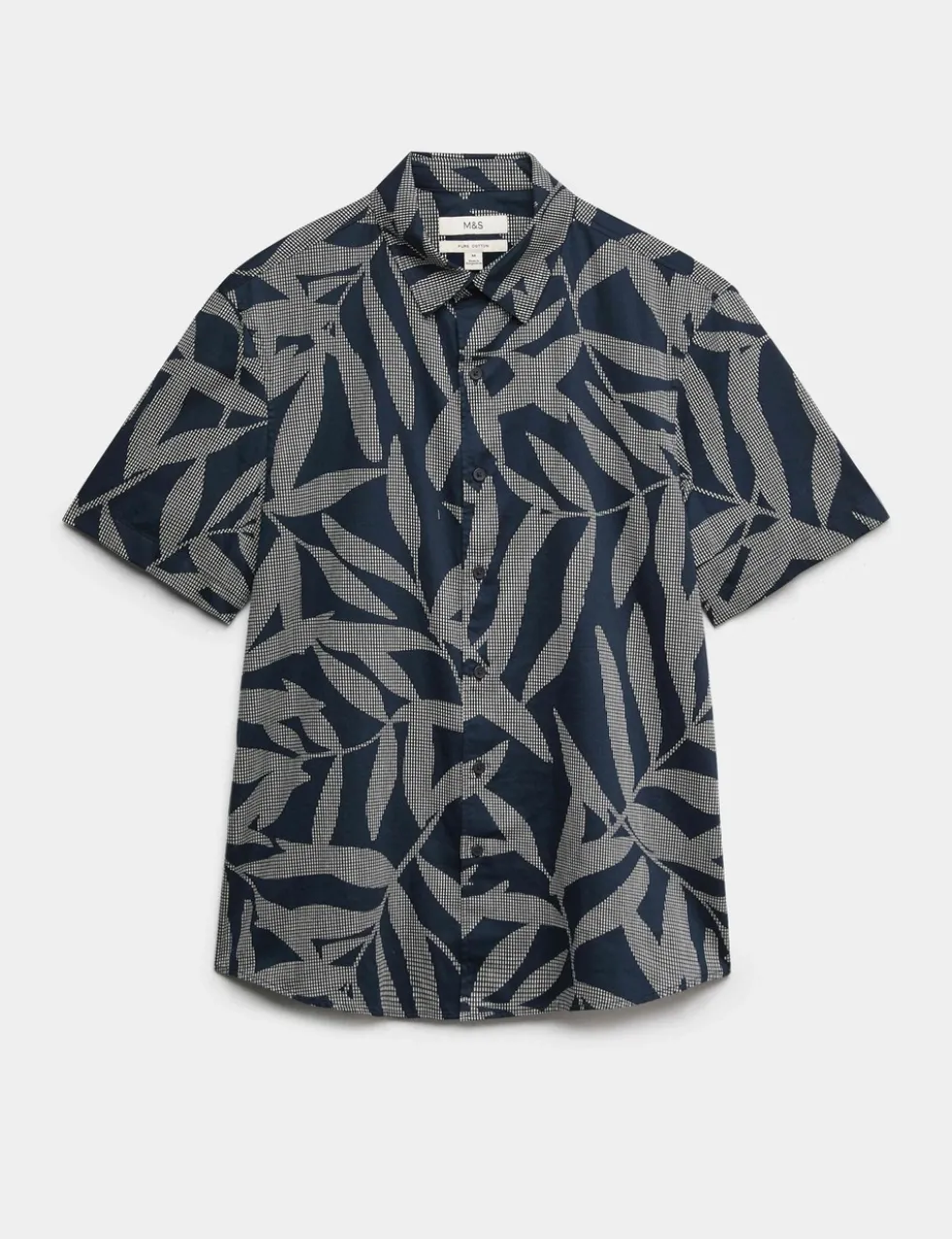 Pure Cotton Floral Short Sleeve Shirt