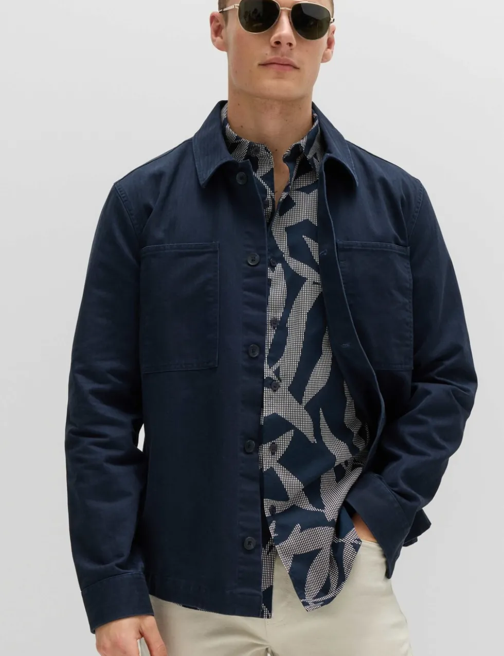 Pure Cotton Floral Short Sleeve Shirt