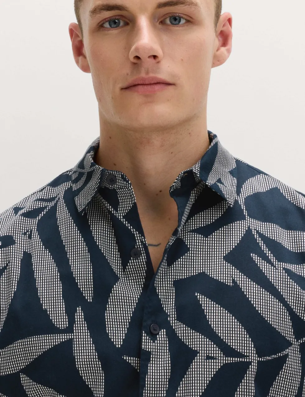 Pure Cotton Floral Short Sleeve Shirt