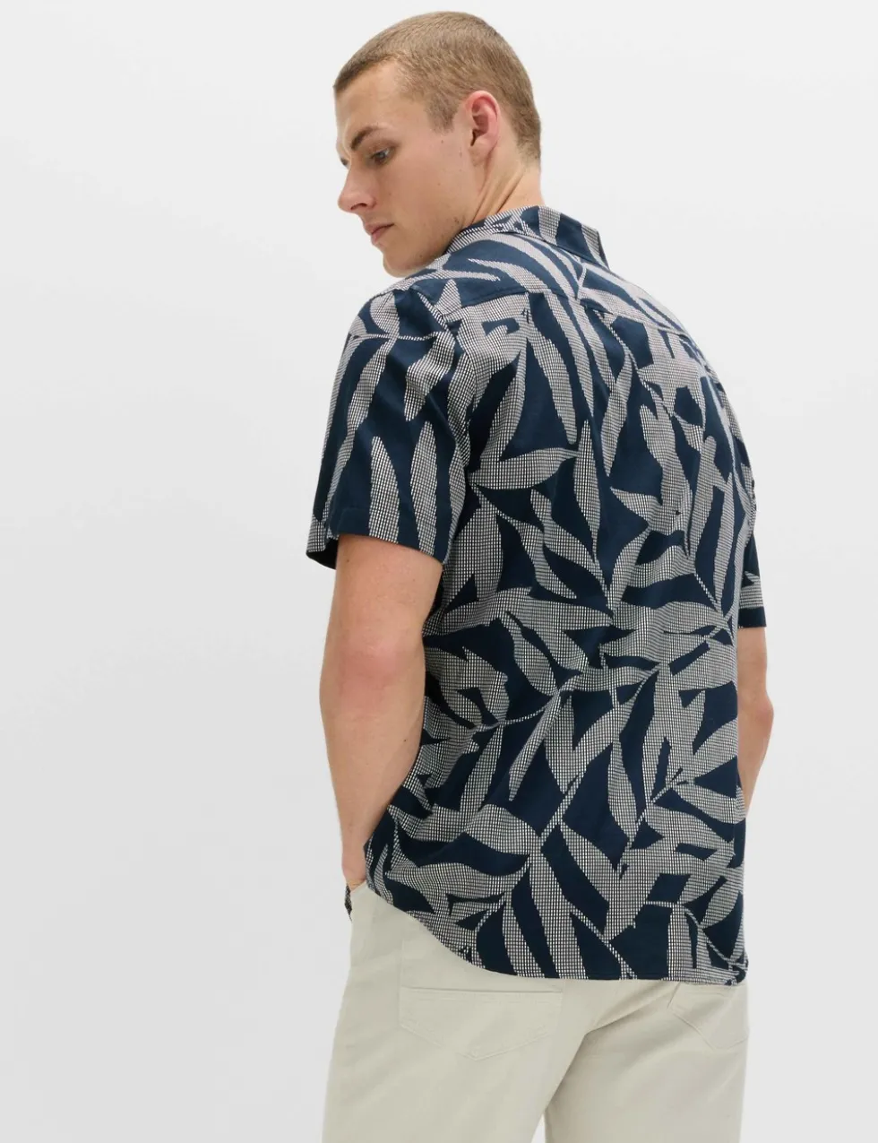 Pure Cotton Floral Short Sleeve Shirt