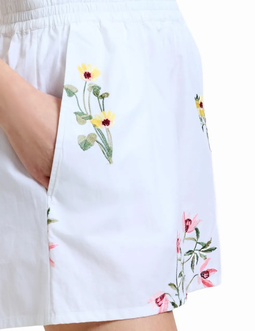 Pure Cotton Floral Shorts