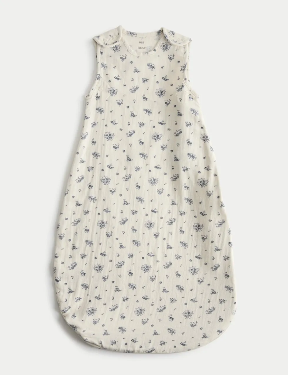 Pure Cotton Floral Sleeping Bag 0.5 Tog (0-36 Mths)