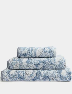 Pure Cotton Floral Towel