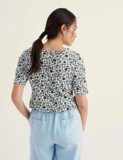 Pure Cotton Floral T-Shirt