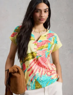 Pure Cotton Floral T-Shirt