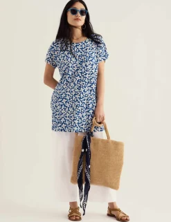 Pure Cotton Floral Tunic
