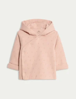 Pure Cotton Floral Wadded Jacket (0-12 Mths)