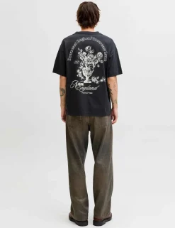 Pure Cotton Flower Graphic T-Shirt