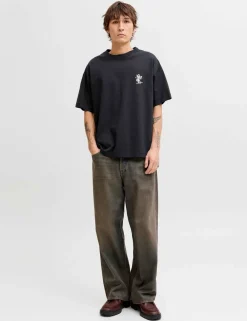 Pure Cotton Flower Graphic T-Shirt