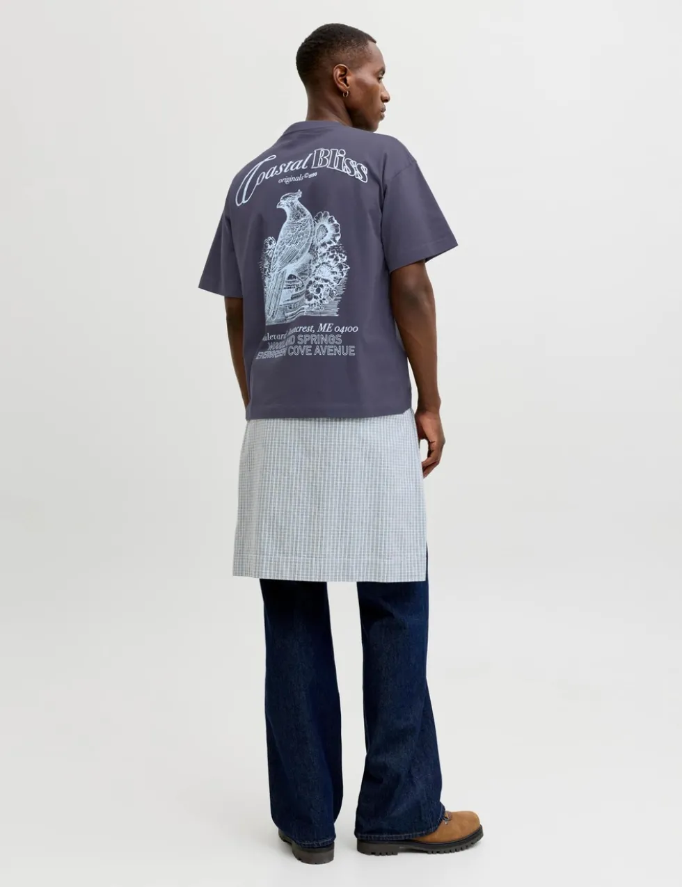 Pure Cotton Flower Graphic T-Shirt