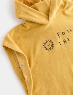 Pure Cotton Follow The Sun Poncho (0-3 Yrs)