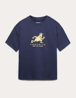 Pure Cotton Fortnite Graphic T-Shirt (6-16 Yrs)