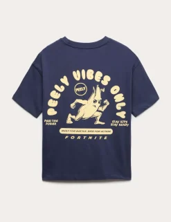 Pure Cotton Fortnite Graphic T-Shirt (6-16 Yrs)