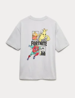 Pure Cotton Fortniteâ„¢ Graphic T-Shirt (6-16 Yrs)