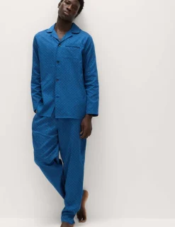 Pure Cotton Foulard Print Pyjama Set