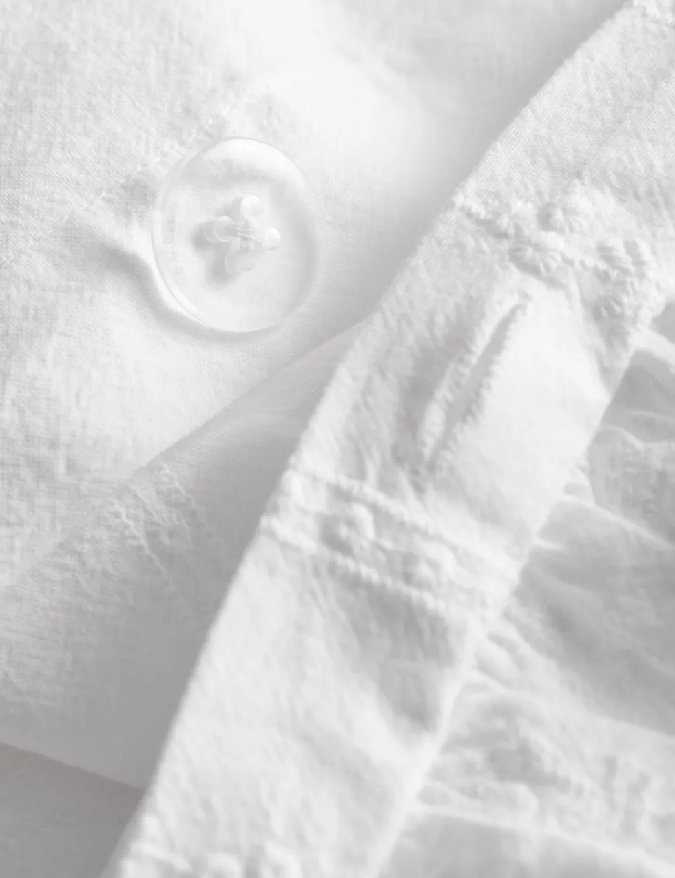 Pure Cotton French Ruffle Embroidery Bedding Set