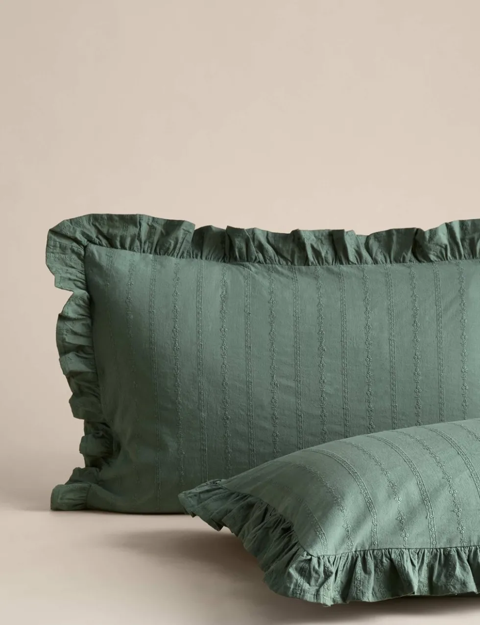 Pure Cotton French Ruffle Embroidery Bedding Set