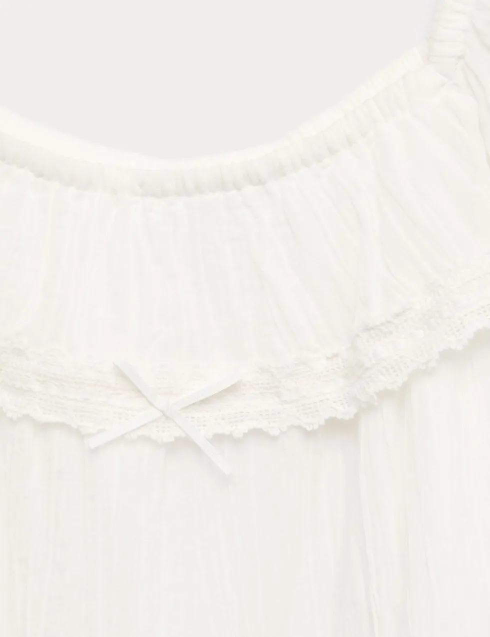 Pure Cotton Frill Top (6-16 Yrs)
