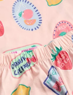 Pure Cotton Fruit Pyjamas (1-16 Yrs)