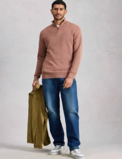 Pure Cotton Funnel Neck Jumper