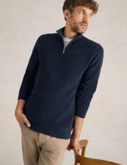 Pure Cotton Funnel Neck Jumper
