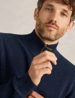 Pure Cotton Funnel Neck Jumper