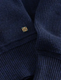 Pure Cotton Funnel Neck Jumper