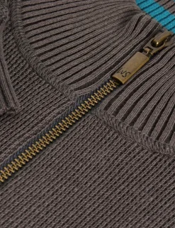Pure Cotton Funnel Neck Jumper