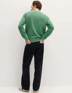 Pure Cotton Garment Dye Sweatshirt