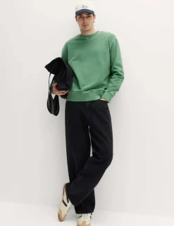 Pure Cotton Garment Dye Sweatshirt