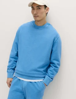 Pure Cotton Garment Dye Sweatshirt
