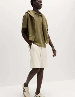 Pure Cotton Garment Dyed Polo Shirt