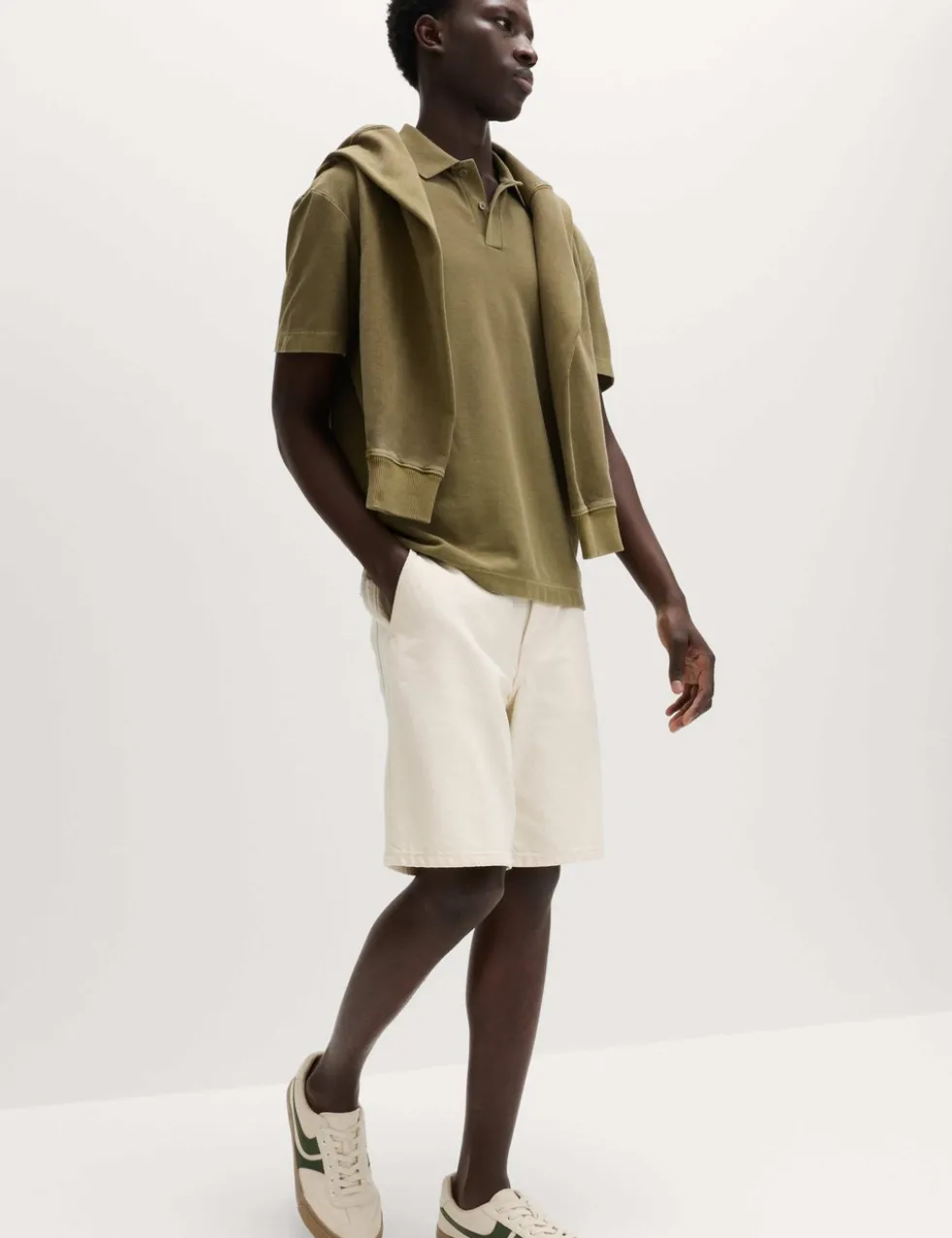 Pure Cotton Garment Dyed Polo Shirt